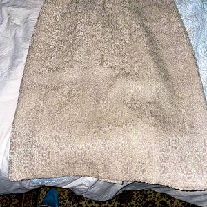 Sizew 8, Gold Pencil Skirt, Wear Night Or Day!